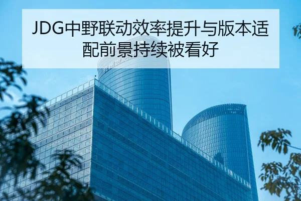 JDG中野联动效率提升与版本适配前景持续被看好
